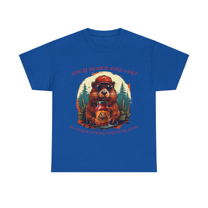 Dirty Beaver BBQ Sauce Unisex Heavy Cotton Tee - S-Mart Shop Smart Treasures