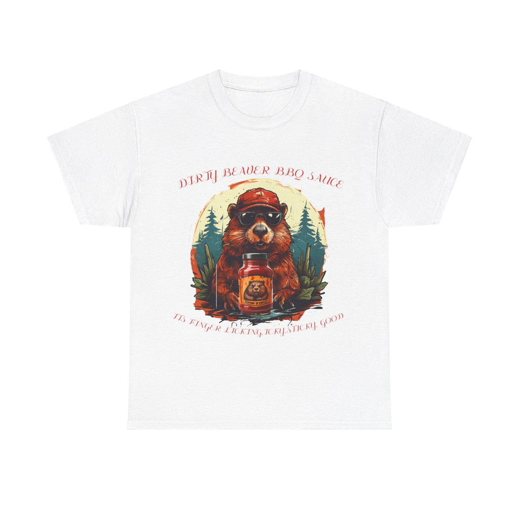 Dirty Beaver BBQ Sauce Unisex Heavy Cotton Tee - S-Mart Shop Smart Treasures