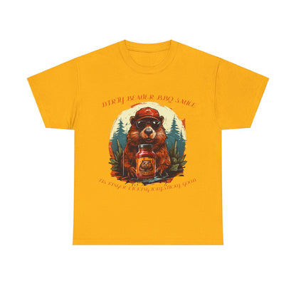 Dirty Beaver BBQ Sauce Unisex Heavy Cotton Tee - S-Mart Shop Smart Treasures