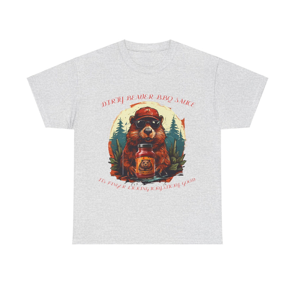 Dirty Beaver BBQ Sauce Unisex Heavy Cotton Tee - S-Mart Shop Smart Treasures