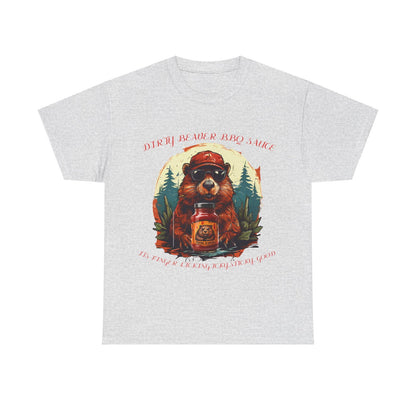 Dirty Beaver BBQ Sauce Unisex Heavy Cotton Tee - S-Mart Shop Smart Treasures