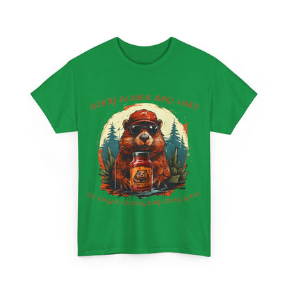 Dirty Beaver BBQ Sauce Unisex Heavy Cotton Tee - S-Mart Shop Smart Treasures