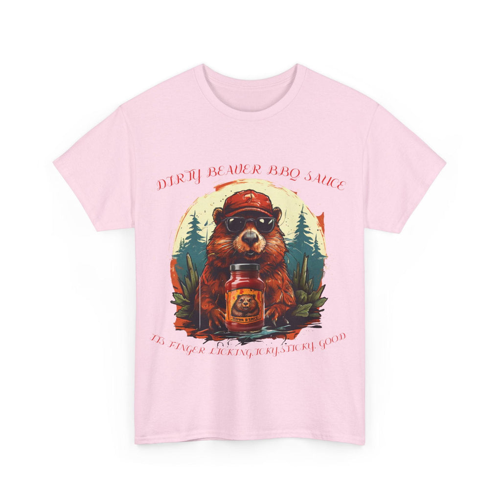 Dirty Beaver BBQ Sauce Unisex Heavy Cotton Tee - S-Mart Shop Smart Treasures