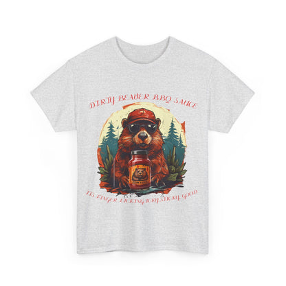 Dirty Beaver BBQ Sauce Unisex Heavy Cotton Tee - S-Mart Shop Smart Treasures