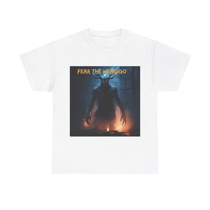 Fear The wendigo Unisex Heavy Cotton Tee - S-Mart Shop Smart Treasures