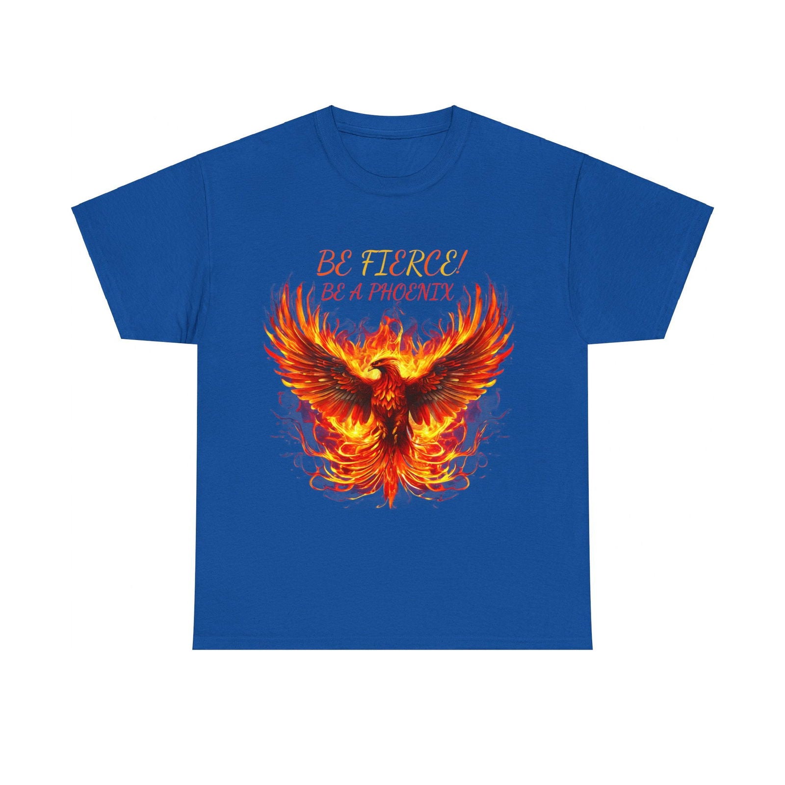 Fierce Like A Phoenix Unisex Heavy Cotton Tee - S-Mart Shop Smart Treasures