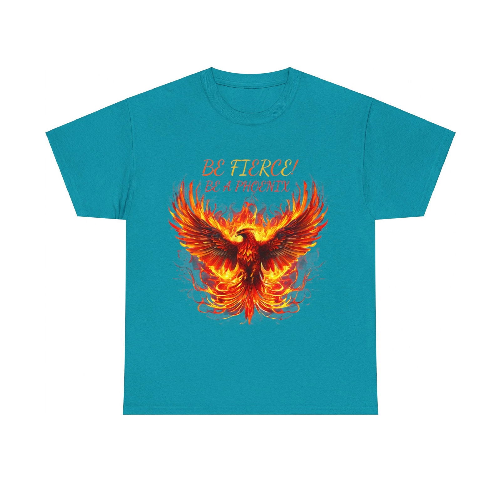 Fierce Like A Phoenix Unisex Heavy Cotton Tee - S-Mart Shop Smart Treasures