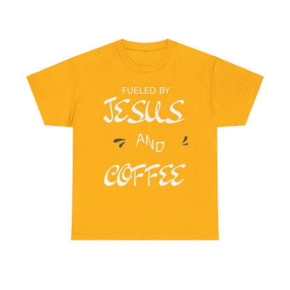 Fueled By Jesus Unisex Heavy Cotton Tee - S-Mart Shop Smart Treasures
