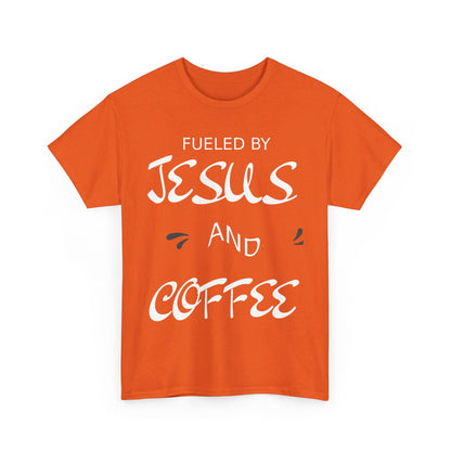 Fueled By Jesus Unisex Heavy Cotton Tee - S-Mart Shop Smart Treasures