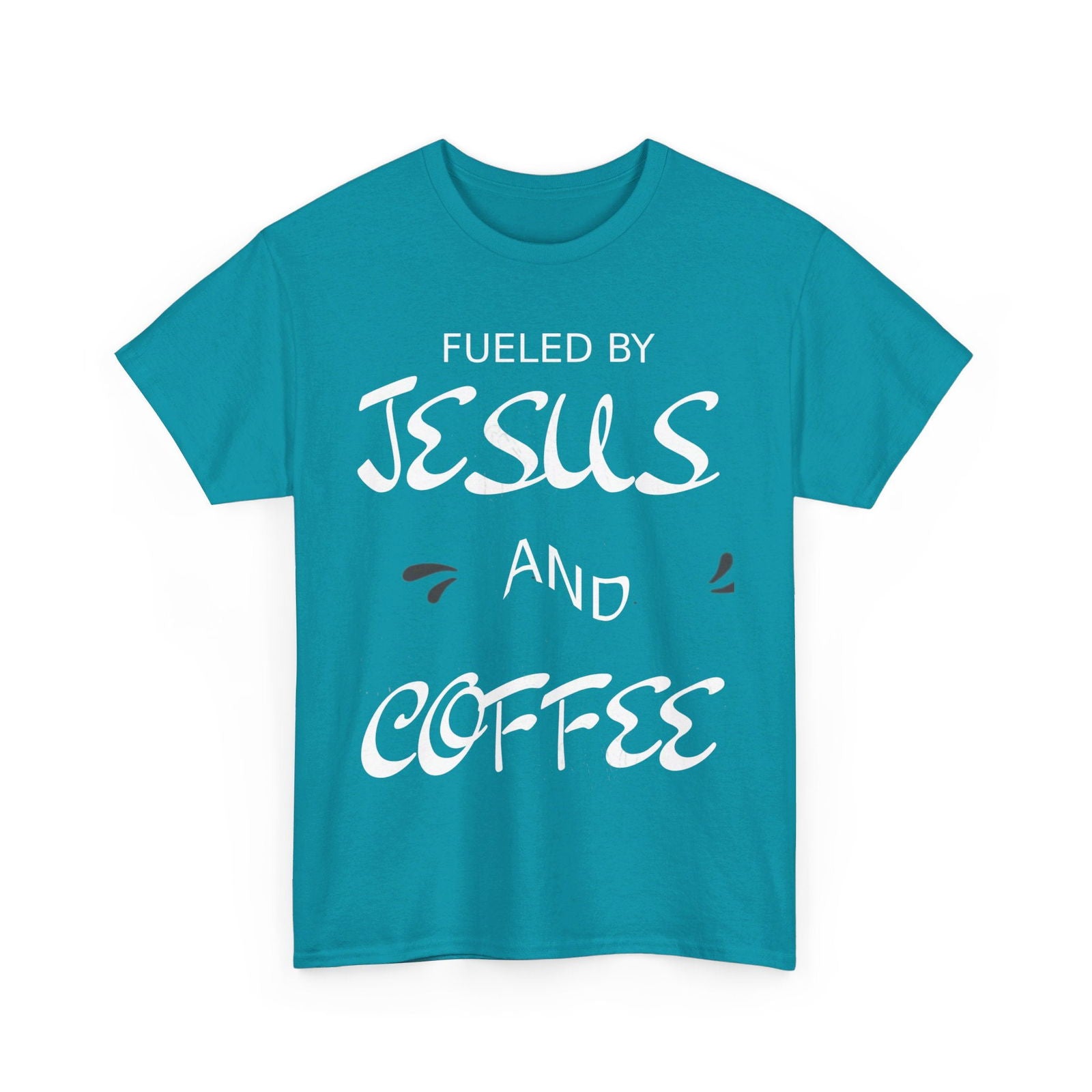 Fueled By Jesus Unisex Heavy Cotton Tee - S-Mart Shop Smart Treasures