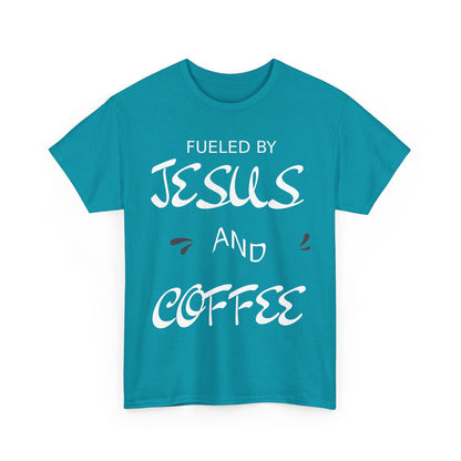 Fueled By Jesus Unisex Heavy Cotton Tee - S-Mart Shop Smart Treasures