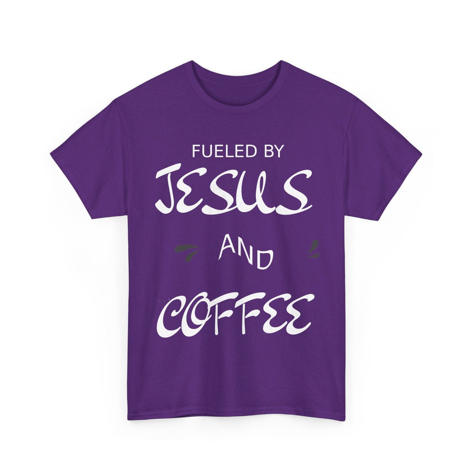 Fueled By Jesus Unisex Heavy Cotton Tee - S-Mart Shop Smart Treasures