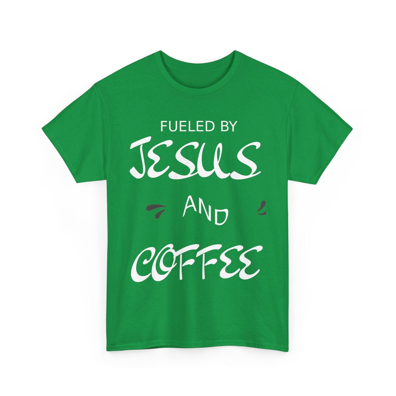 Fueled By Jesus Unisex Heavy Cotton Tee - S-Mart Shop Smart Treasures