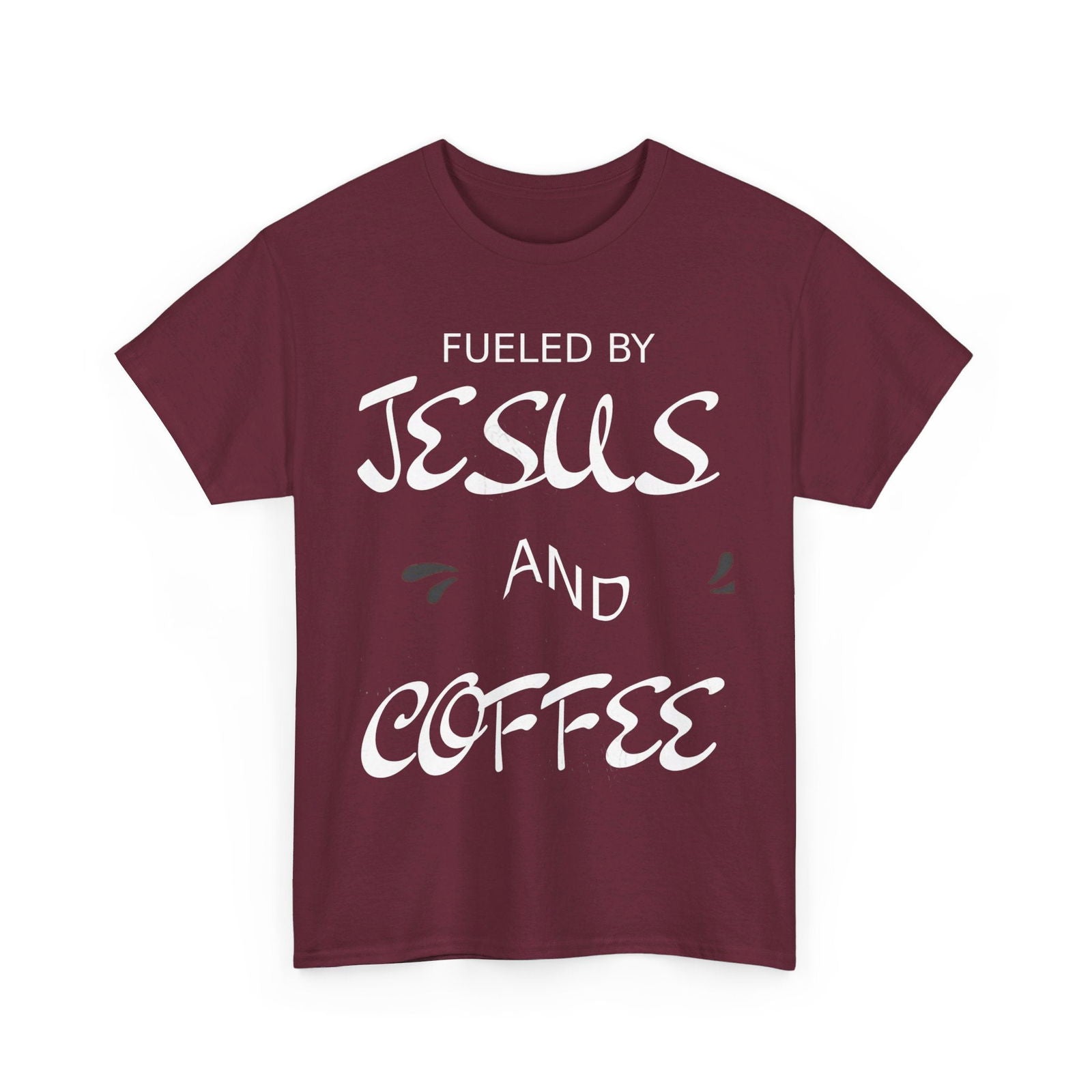 Fueled By Jesus Unisex Heavy Cotton Tee - S-Mart Shop Smart Treasures