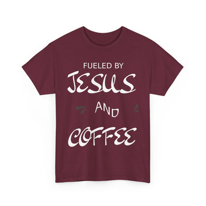 Fueled By Jesus Unisex Heavy Cotton Tee - S-Mart Shop Smart Treasures