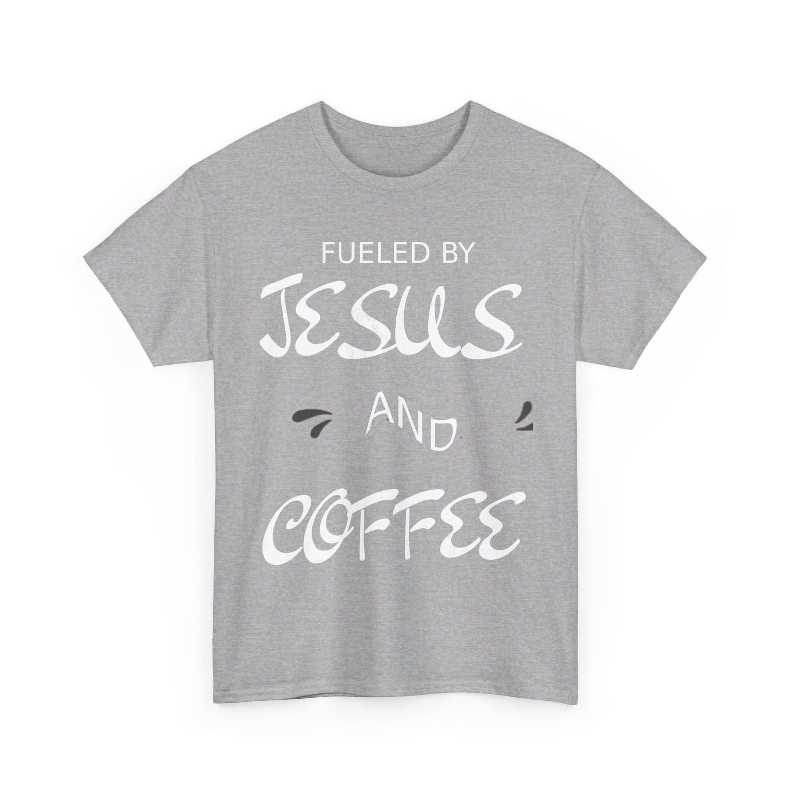 Fueled By Jesus Unisex Heavy Cotton Tee - S-Mart Shop Smart Treasures