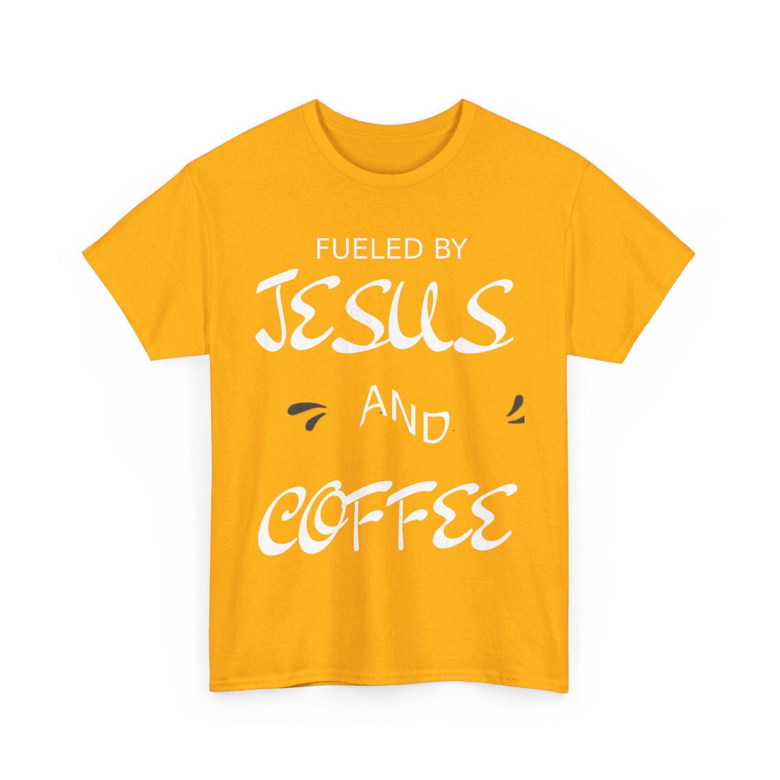 Fueled By Jesus Unisex Heavy Cotton Tee - S-Mart Shop Smart Treasures