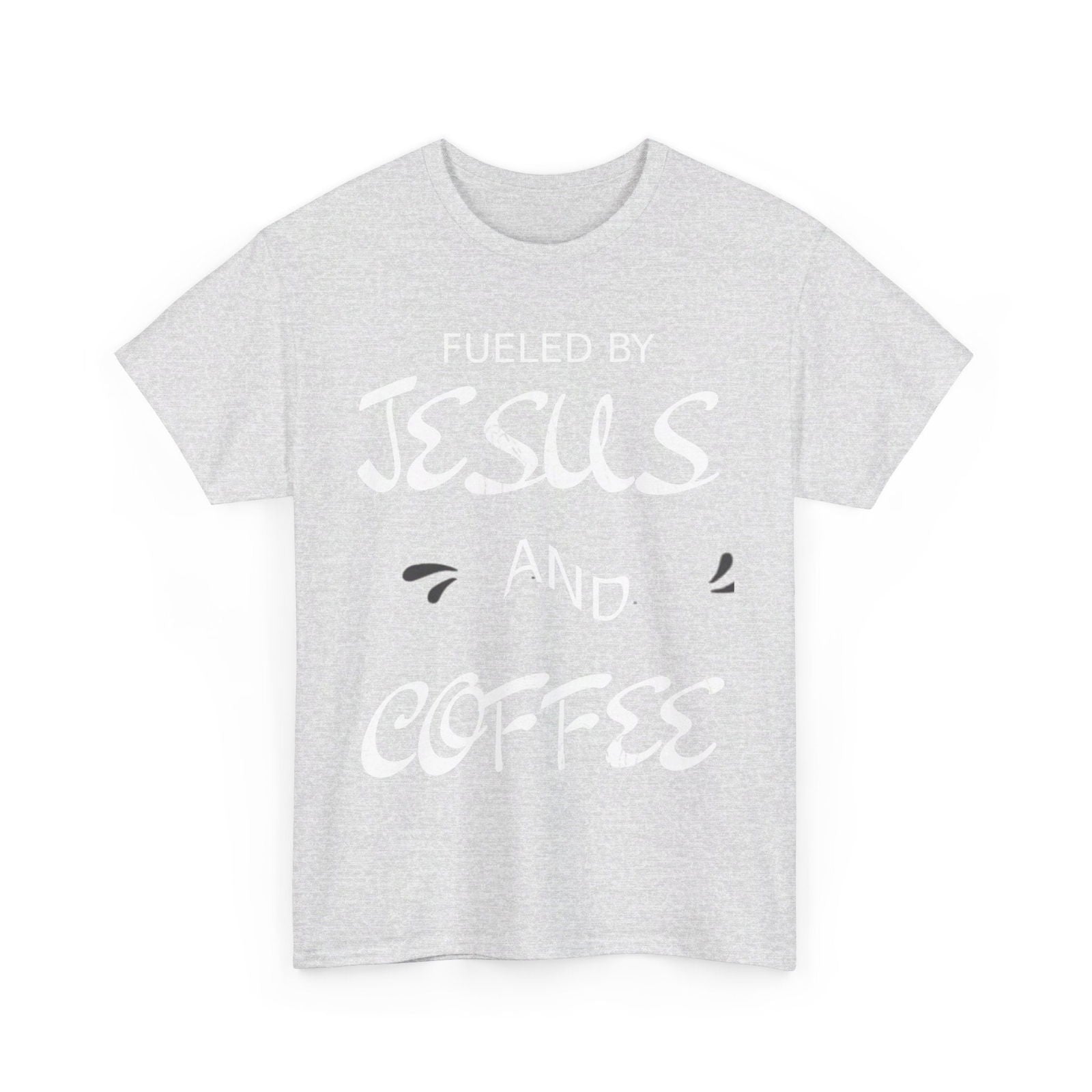 Fueled By Jesus Unisex Heavy Cotton Tee - S-Mart Shop Smart Treasures