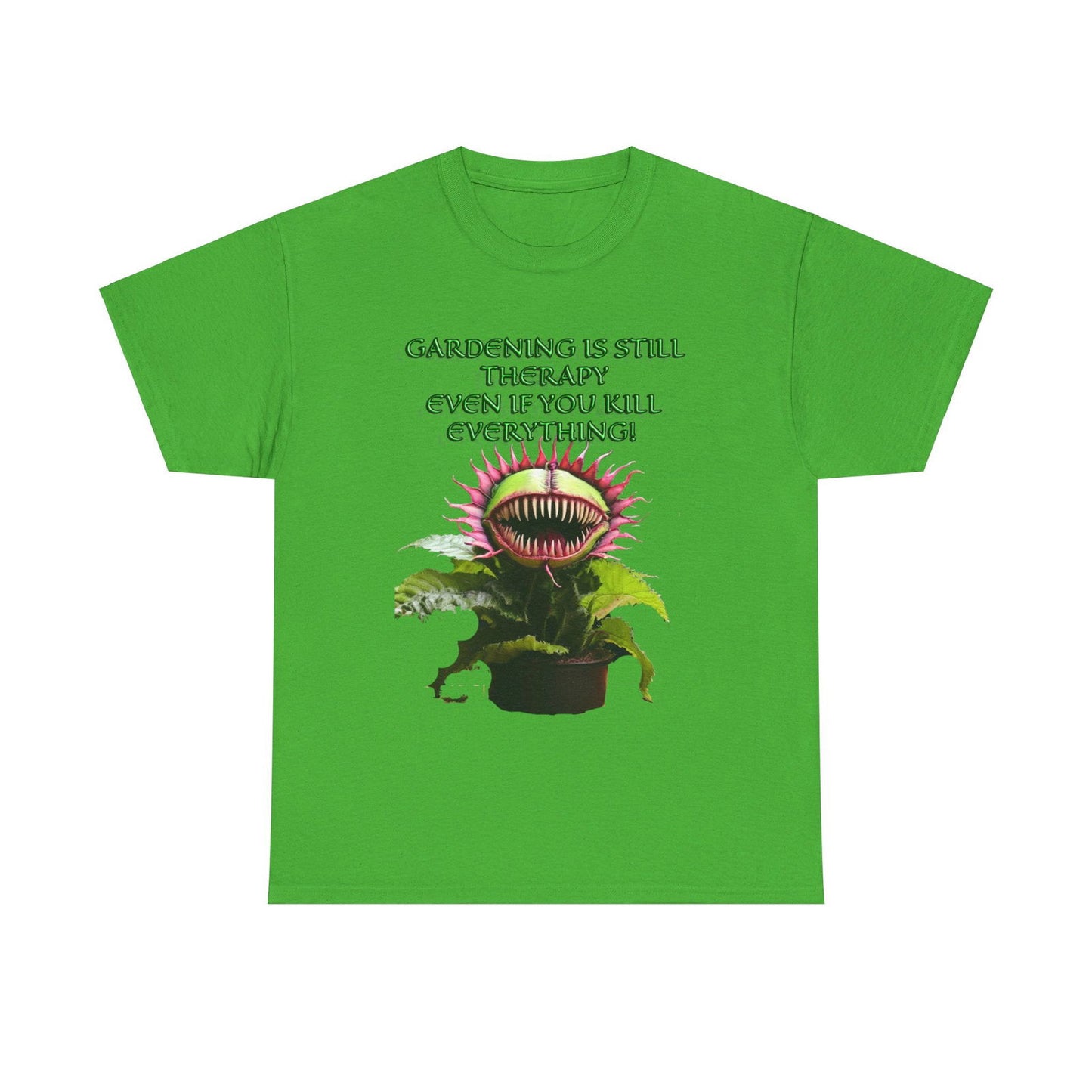 Gardening Is Therapy Unisex Heavy Cotton Tee - S-Mart Shop Smart Treasures
