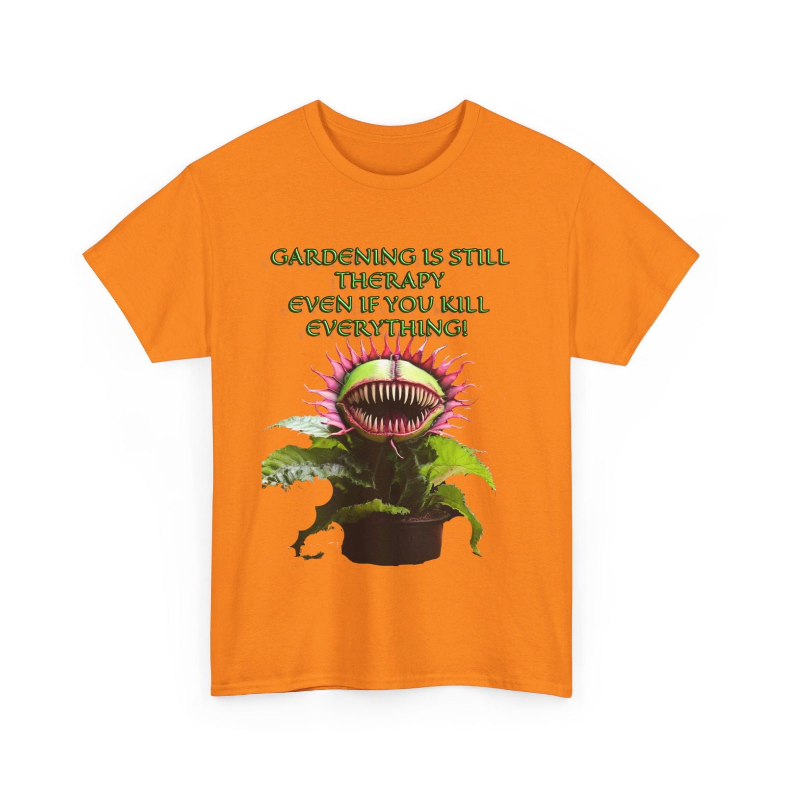 Gardening Is Therapy Unisex Heavy Cotton Tee - S-Mart Shop Smart Treasures