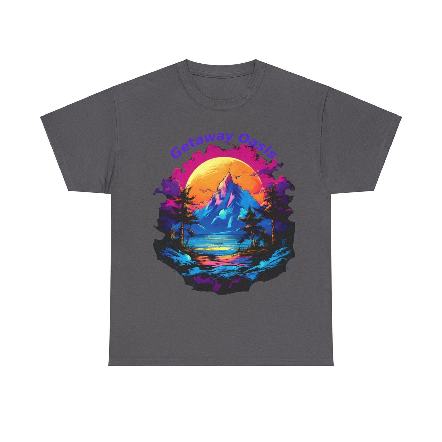 Getaway Oasis Unisex Heavy Cotton Tee - S-Mart Shop Smart Treasures