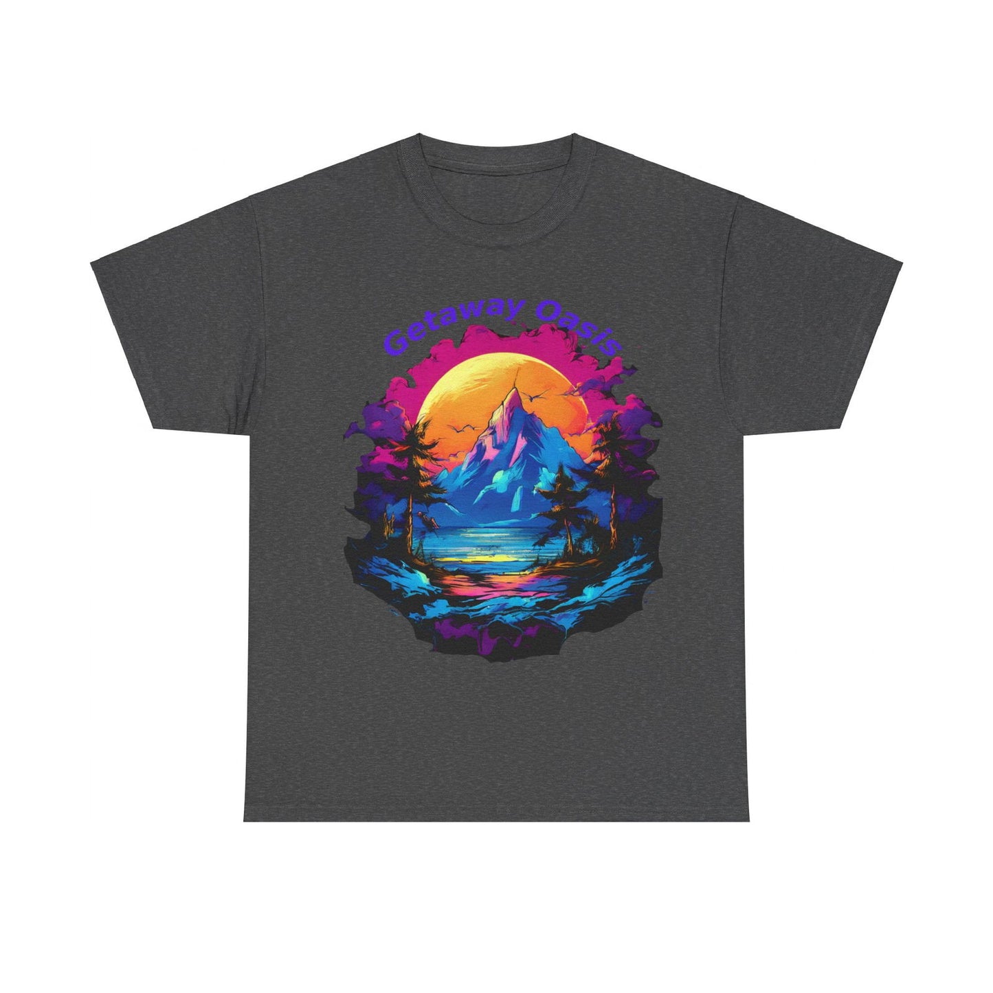 Getaway Oasis Unisex Heavy Cotton Tee - S-Mart Shop Smart Treasures