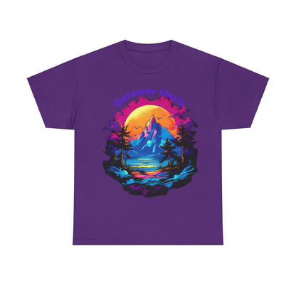 Getaway Oasis Unisex Heavy Cotton Tee - S-Mart Shop Smart Treasures
