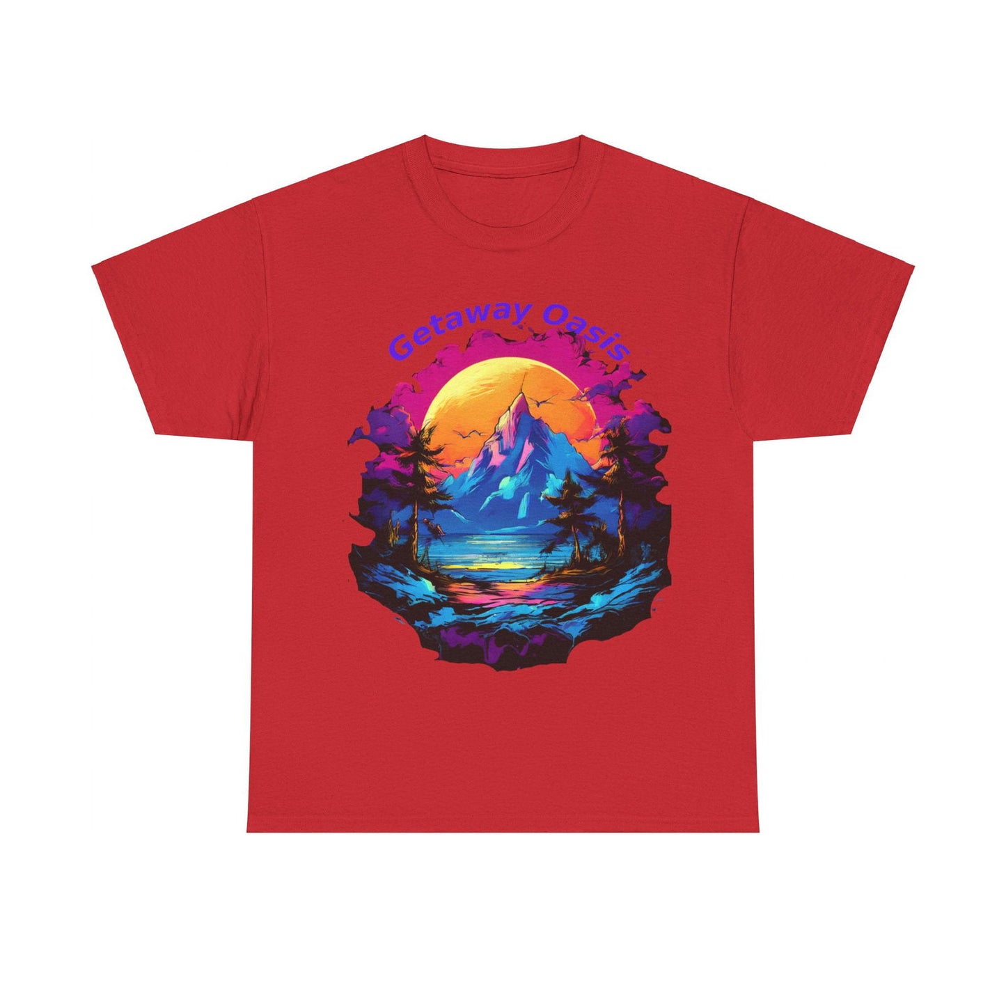 Getaway Oasis Unisex Heavy Cotton Tee - S-Mart Shop Smart Treasures