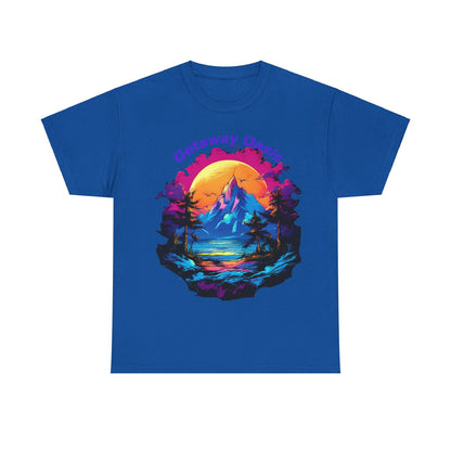 Getaway Oasis Unisex Heavy Cotton Tee - S-Mart Shop Smart Treasures