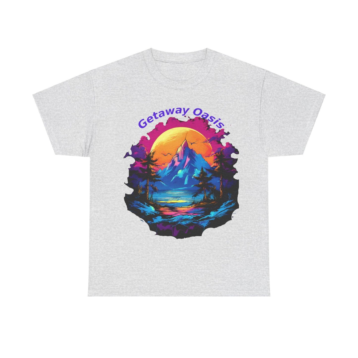 Getaway Oasis Unisex Heavy Cotton Tee - S-Mart Shop Smart Treasures