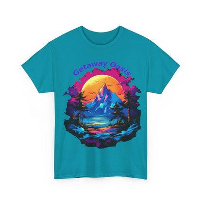 Getaway Oasis Unisex Heavy Cotton Tee - S-Mart Shop Smart Treasures