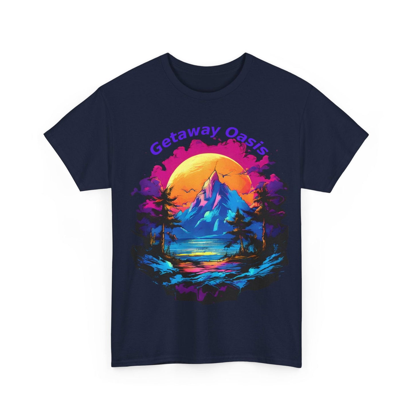 Getaway Oasis Unisex Heavy Cotton Tee - S-Mart Shop Smart Treasures
