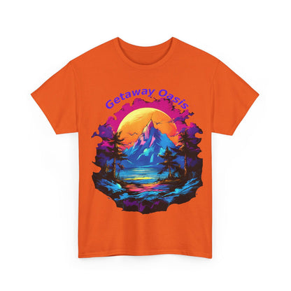 Getaway Oasis Unisex Heavy Cotton Tee - S-Mart Shop Smart Treasures