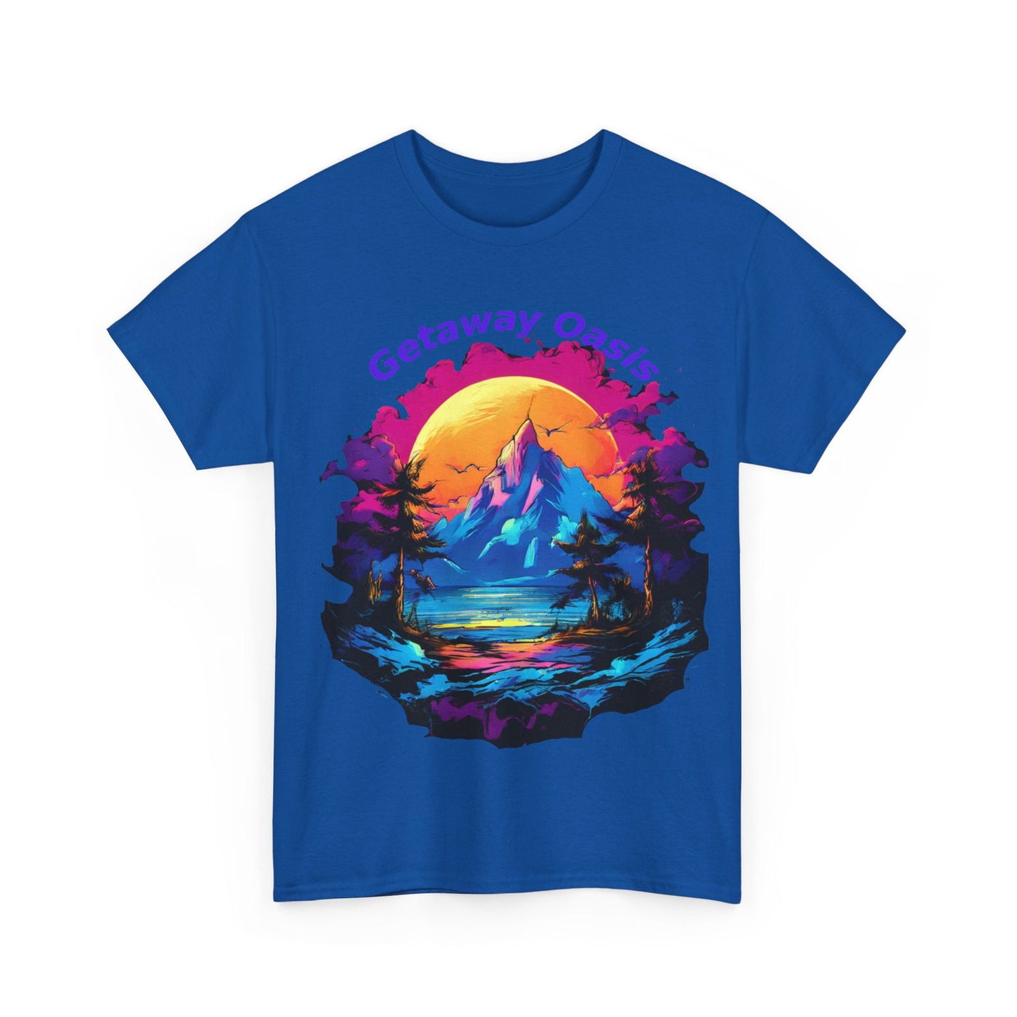 Getaway Oasis Unisex Heavy Cotton Tee - S-Mart Shop Smart Treasures