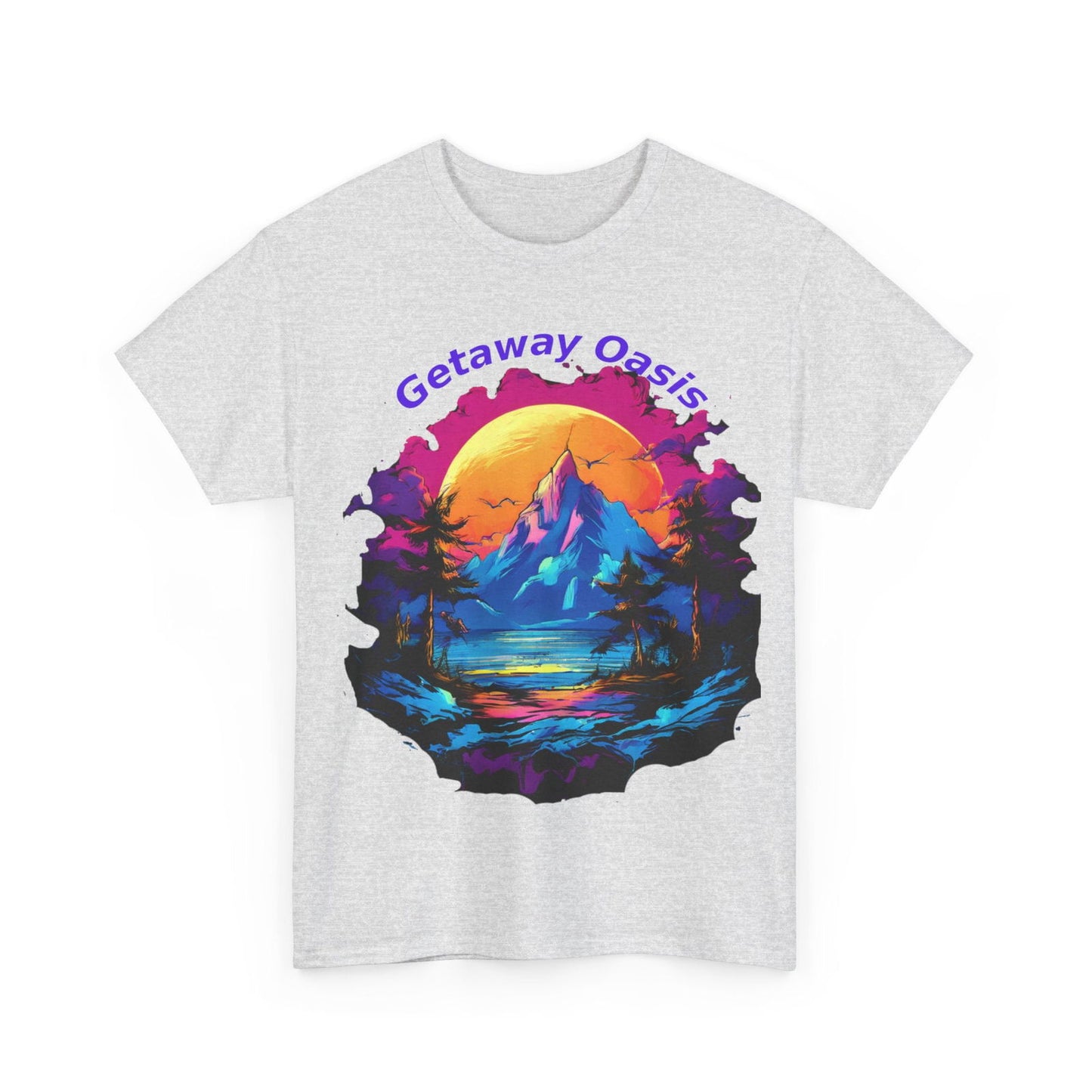 Getaway Oasis Unisex Heavy Cotton Tee - S-Mart Shop Smart Treasures