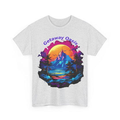 Getaway Oasis Unisex Heavy Cotton Tee - S-Mart Shop Smart Treasures