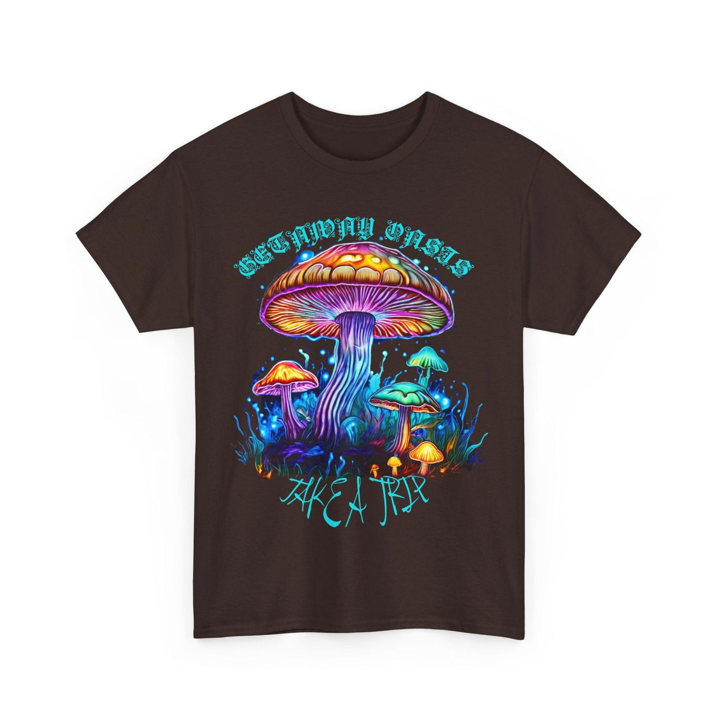 Getaway Trip Oasis Unisex Heavy Cotton Tee - S-Mart Shop Smart Treasures