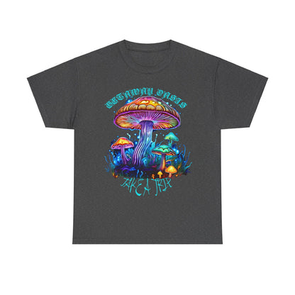 Getaway Trip Oasis Unisex Heavy Cotton Tee - S-Mart Shop Smart Treasures