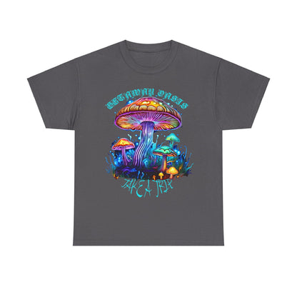Getaway Trip Oasis Unisex Heavy Cotton Tee - S-Mart Shop Smart Treasures