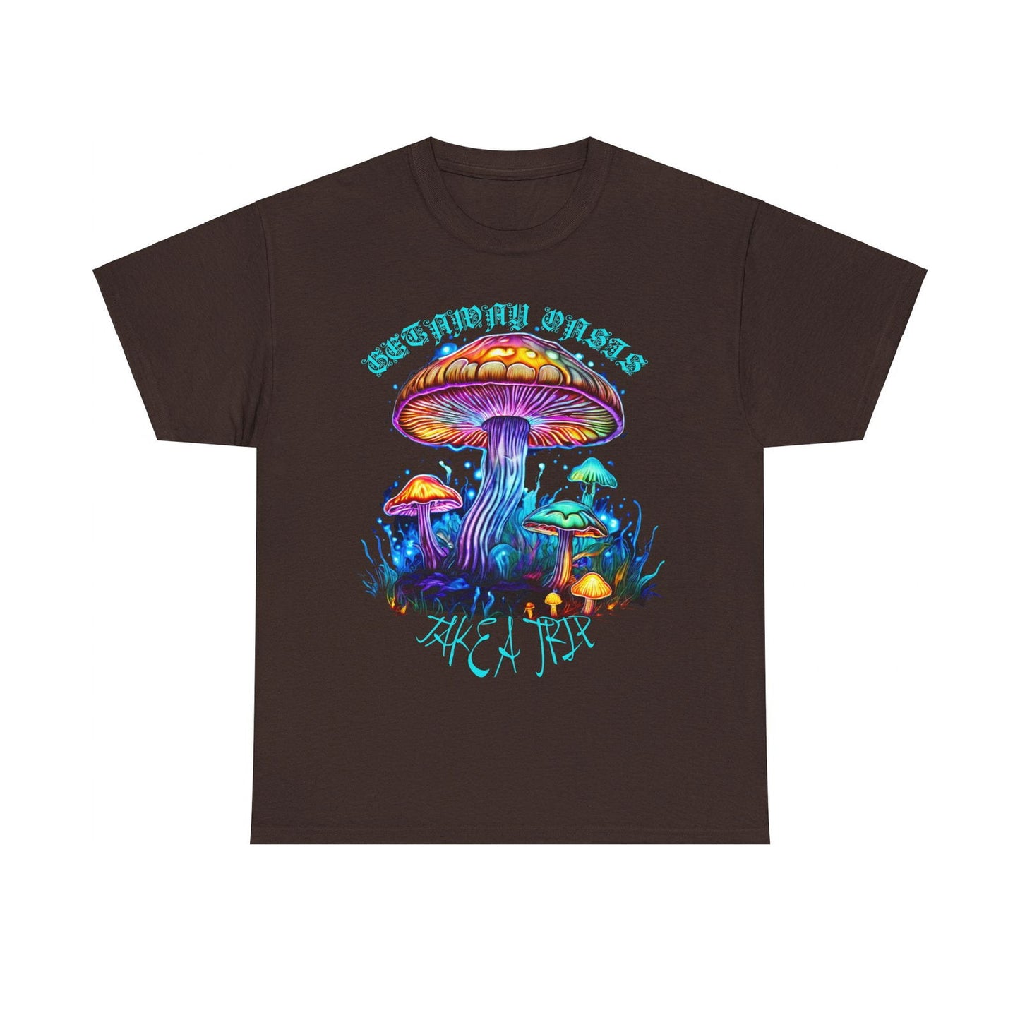 Getaway Trip Oasis Unisex Heavy Cotton Tee - S-Mart Shop Smart Treasures