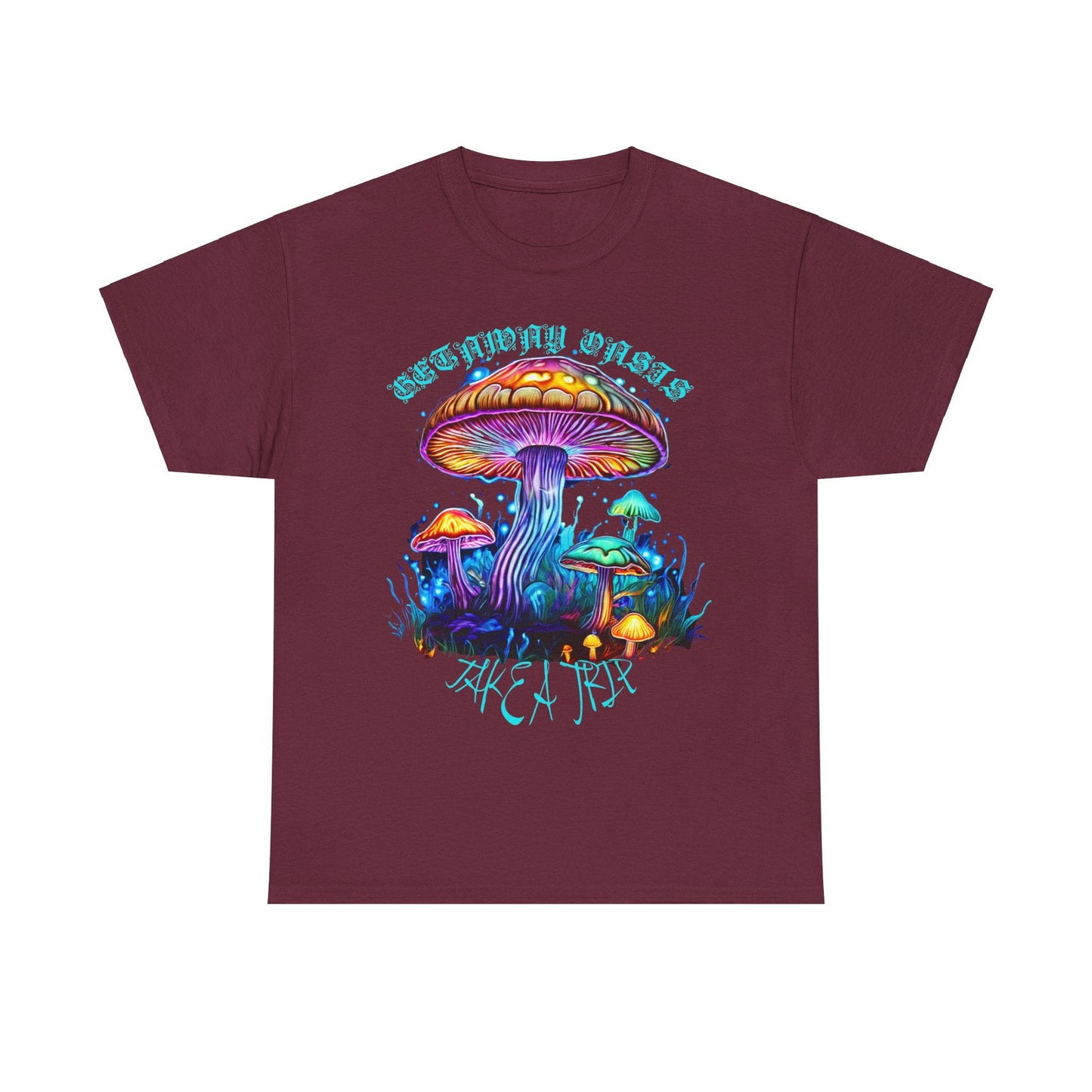 Getaway Trip Oasis Unisex Heavy Cotton Tee - S-Mart Shop Smart Treasures