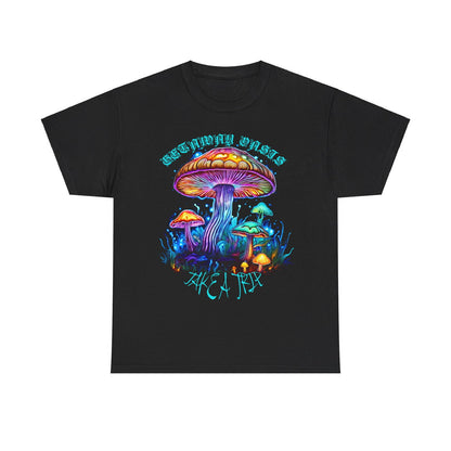 Getaway Trip Oasis Unisex Heavy Cotton Tee - S-Mart Shop Smart Treasures