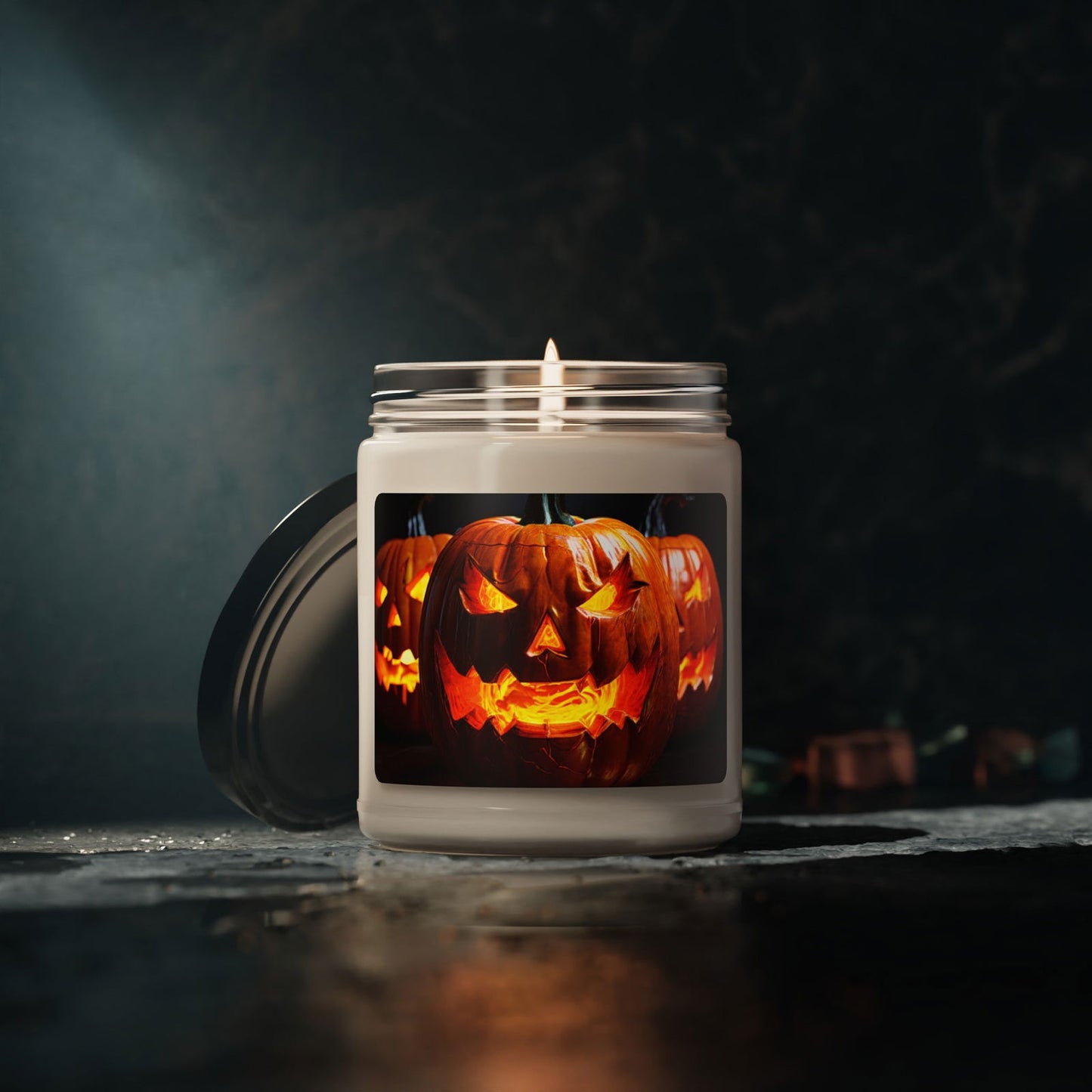 Halloween Jack O Lantern Scented Soy Candle, 9oz - S-Mart Shop Smart Treasures