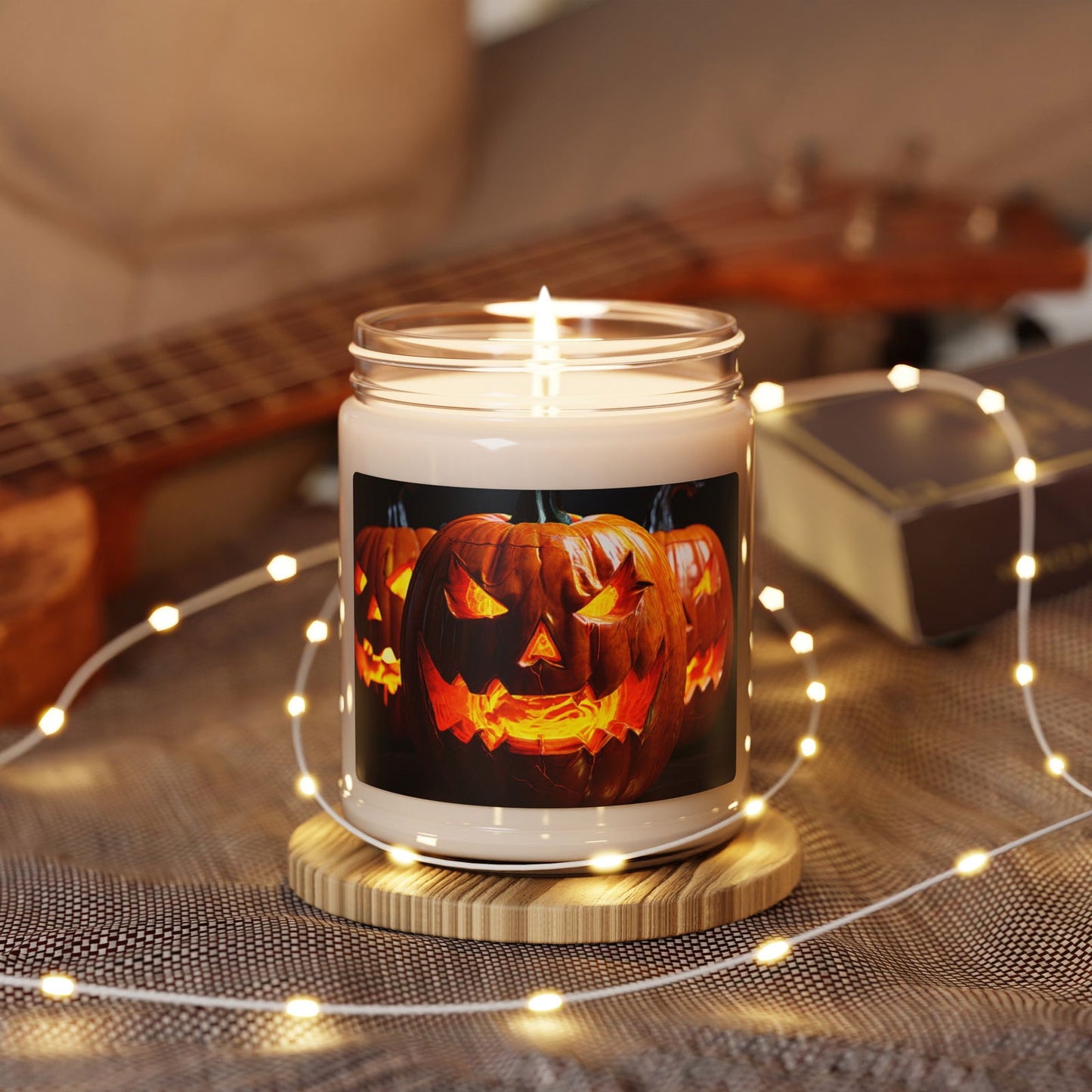 Halloween Jack O Lantern Scented Soy Candle, 9oz - S-Mart Shop Smart Treasures
