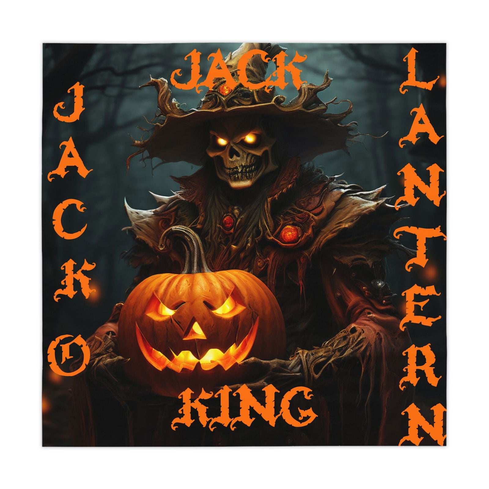 Halloween Jack The Lantern King Tablecloth - S-Mart Shop Smart Treasures