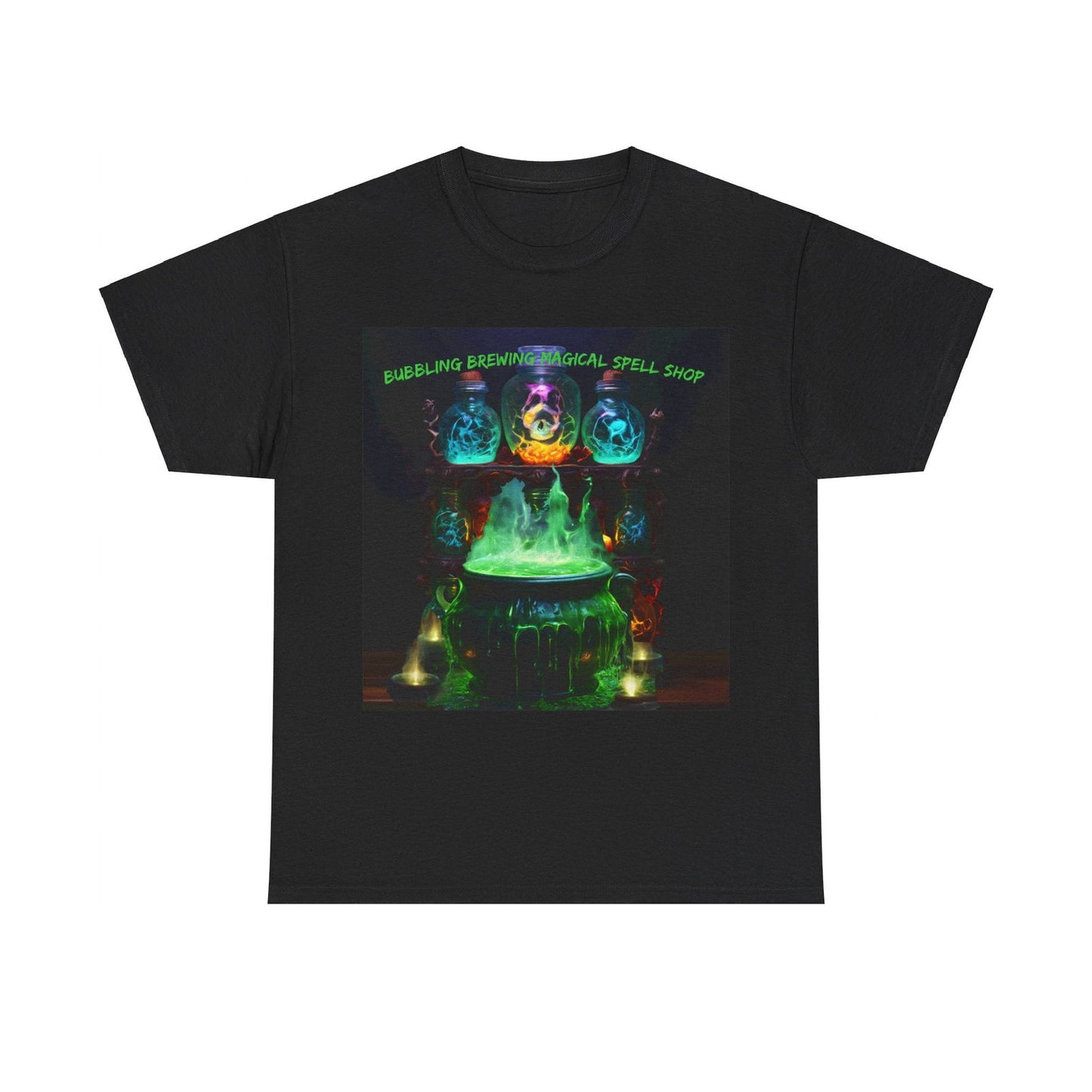 Halloween Witches Brew Unisex Heavy Cotton Tee - S-Mart Shop Smart Treasures