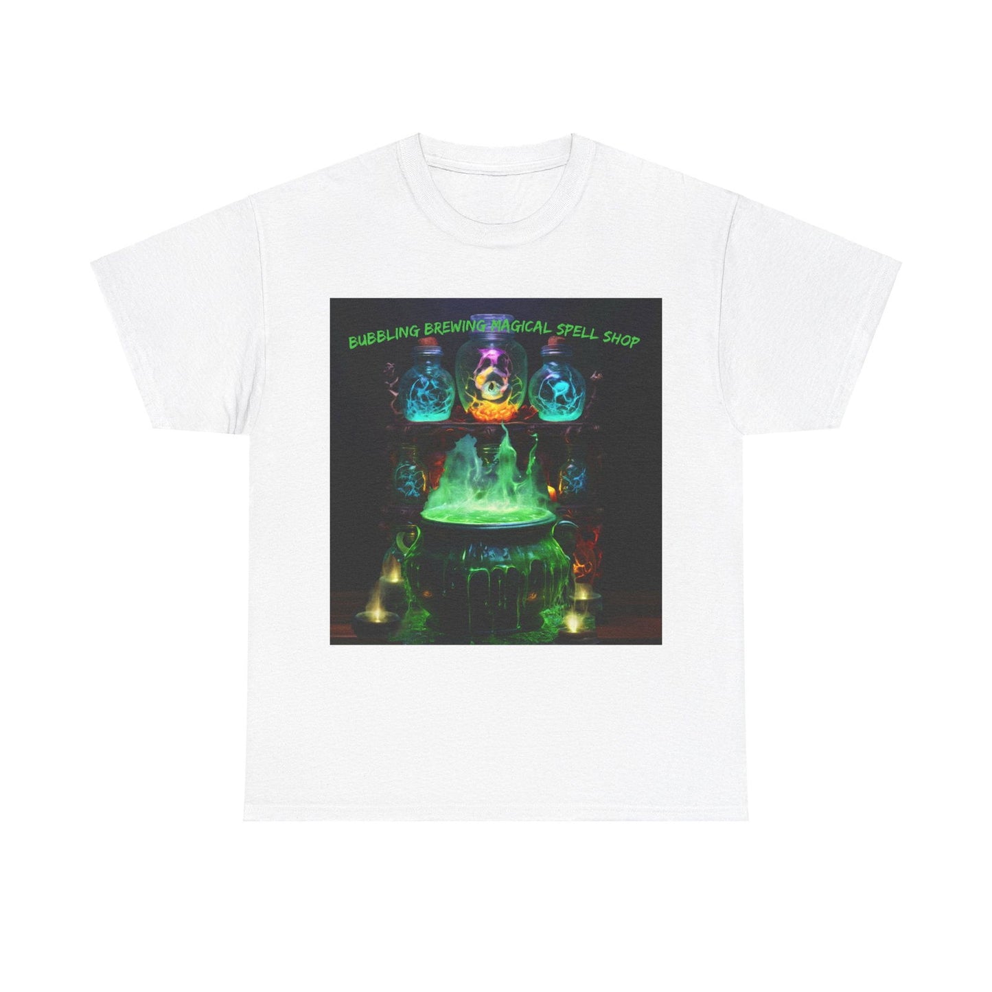 Halloween Witches Brew Unisex Heavy Cotton Tee - S-Mart Shop Smart Treasures