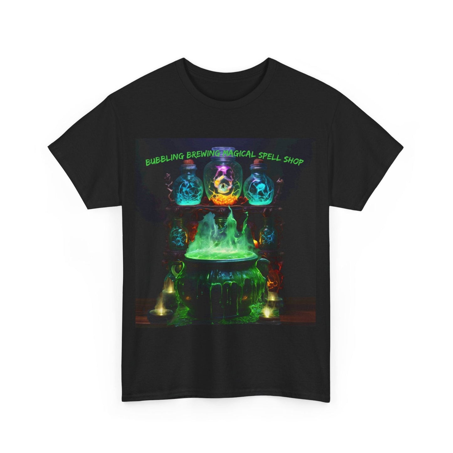 Halloween Witches Brew Unisex Heavy Cotton Tee - S-Mart Shop Smart Treasures