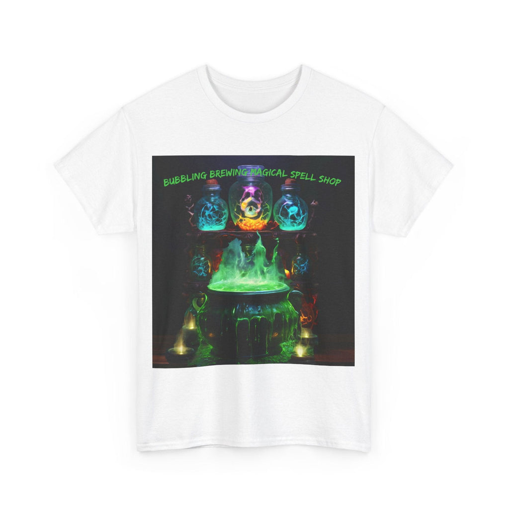 Halloween Witches Brew Unisex Heavy Cotton Tee - S-Mart Shop Smart Treasures