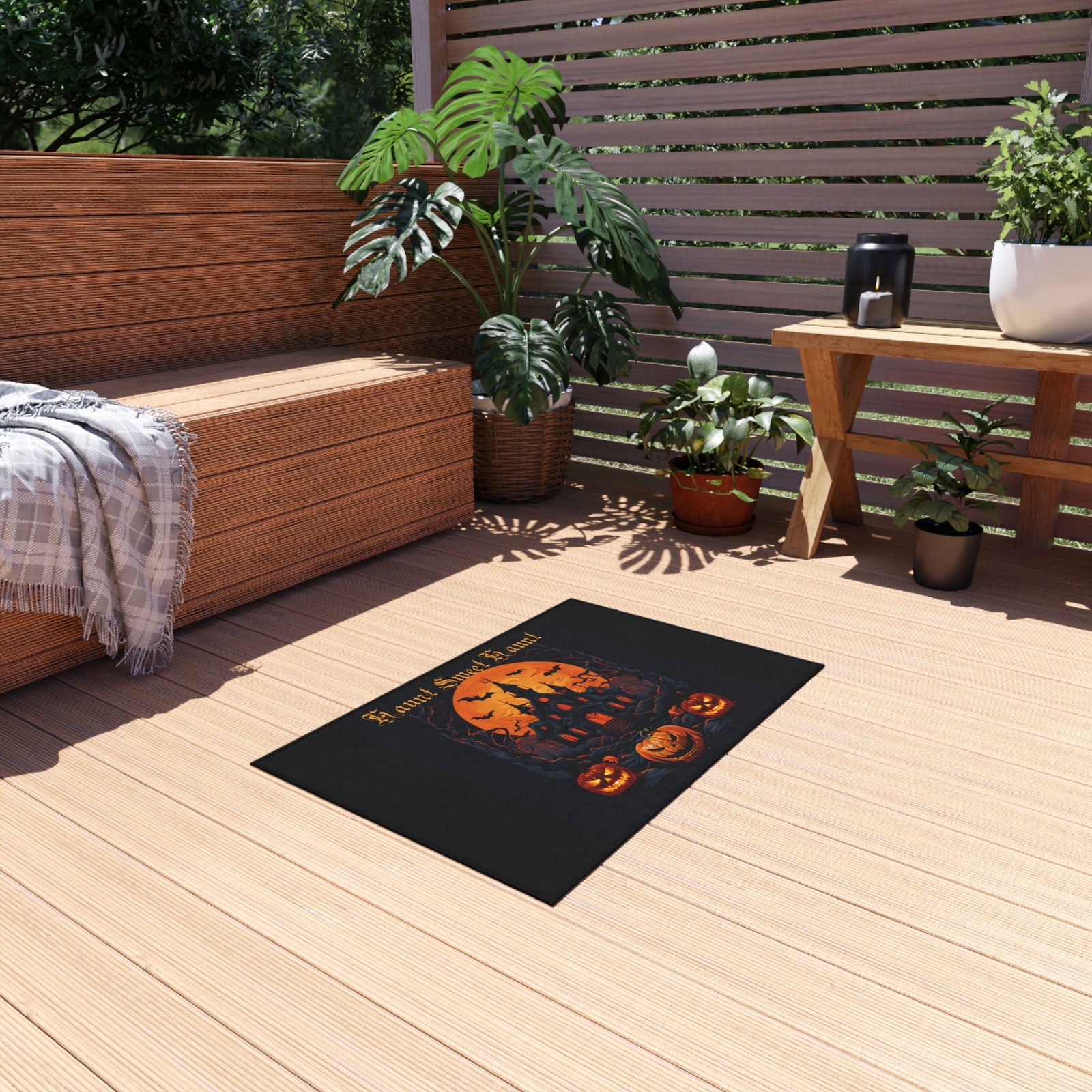 Haunt sweet Haunt Outdoor Rug - S-Mart Shop Smart Treasures